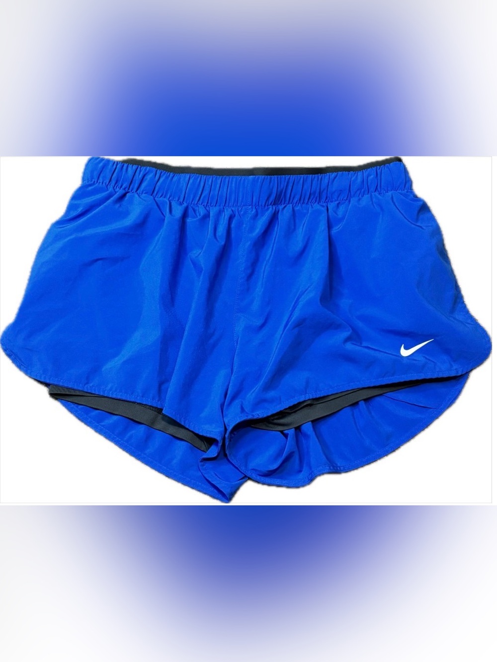 ✨Nike Womens Royal Blue Athletic Running Shorts with Inner Lining Size Medium